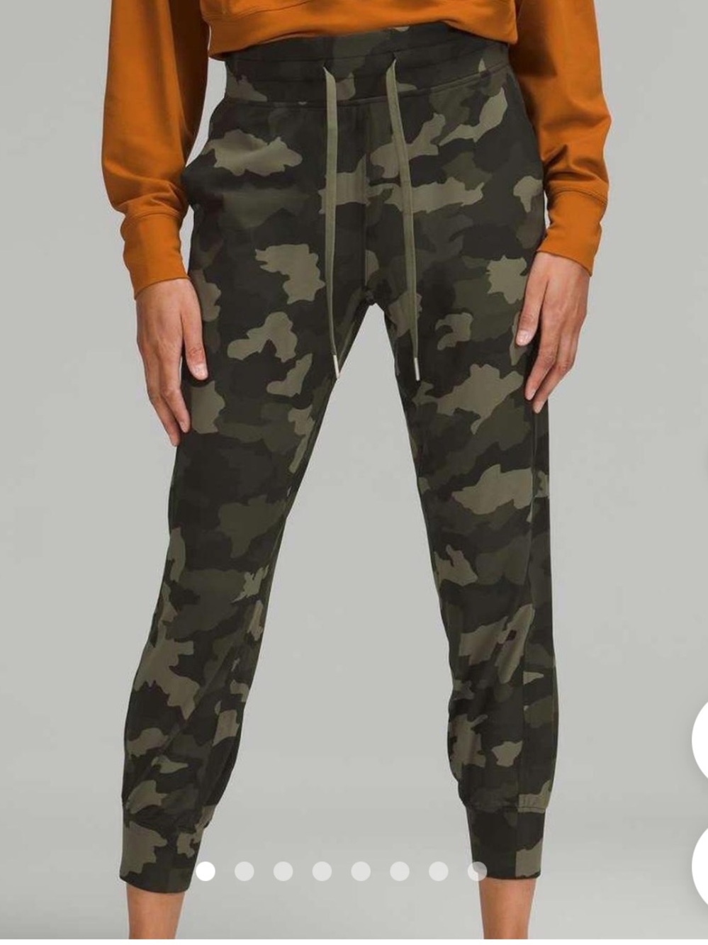 lululemon athletica Kids Olive Green & Khaki Camo Joggers